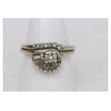 Estate 14k diamond ring