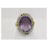 Victorian 14k w/g intaglio ring