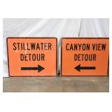 collection of traffic signs