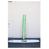 A Hap Jacobs surfboard dated 1982