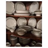 Noritake Thurston. Large service for 16 including 2 platters, gravy boat, 2 serving bowls. 