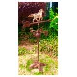 Antique iron weathervane