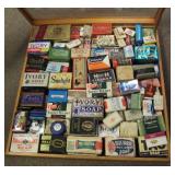 Collection of antique and Vintage Soap bars including 1900 Ivory Soap and 1960