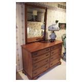 1954 Signed L&JG Stickley Dresser & Mirror