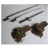 Pair of British bayonet