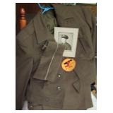 WWII Navy Corpsman and Army Uniforms inc. Army photo