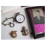 WWI Sailor pin and a WWI Sweetheart brooch 