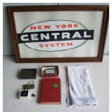 6 pcs. of misc. RR items including 3 belt buckles ~ C/1960