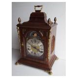 1968 Warmink (Holland) bracket clock, brass trim, West Minister chimes 