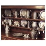 Great Early Pewter Collection...Sold in Groups...Many Marked Pcs