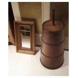 1890 Wood Churn & Mirror