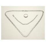 Gucci Link Sterling Set