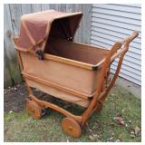 30s Unique Handmade Baby Carriage 