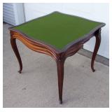 Rosewood Game Table Fully Open