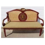 1900 Italian Cane Back Setee