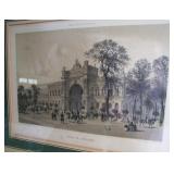 1878 Lg Lithos of Paris Worlds Fair Buildings