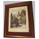 50s Signed French Etching