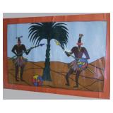 50s Unique Watercolor of African Natives