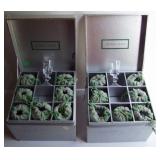 1940s - 2 Cases of Signed Steuben Codials