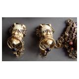 Closeup of Asian Ivory Earings