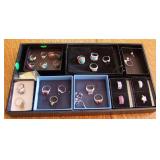 Sterling Costume Rings - Sold Choice