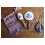 Nice Beaded Purses and Vanity Set