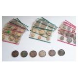 Silver Dollars and 1979 & 1980 US Proof Sets