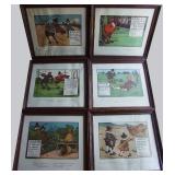 60s Copies of Early Humorous Golf Lithos