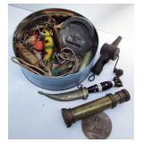 Box Lot Misc Guy Stuff incl Lures