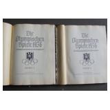 Both 1936 Olympic Books from Germany (1 with Slip Cover)
