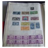 Page of US Air Mail Stamps
