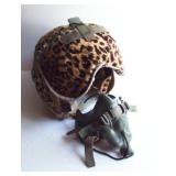 0s Vietnam Fighter Pilots Helmet with Unique Custom Cover