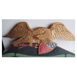 50s Hand Carved Eagle Plaque
