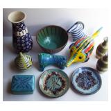 Various 50s Art Pottery Items
