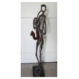 70s Tall Welded Sax Player