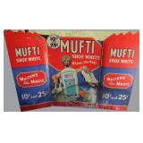 30s Shoe White Counter Sign (waterstained)