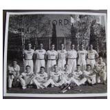 Rare Photo of Ford Worlds Fair Baseball Team