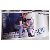 1984 Stack of Levi Posters with Kiefer Surtherland 