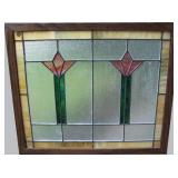 30s Deco Stained Glass Window