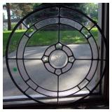 20s Circular Beveled Glass Window