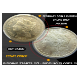 February Coin & Currency Online Auction