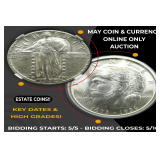 May Coin & Currency Online Auction