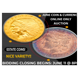June Coin & Currency Online Auction