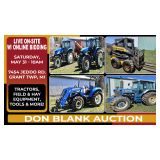  Donald Blank Farm Equipment Auction 