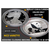 August Coin & Currency Online Auction