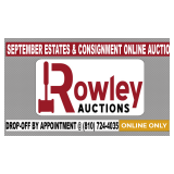 September Estates & Consignment Online Auction
