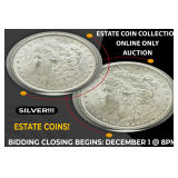 Estate Coin Collection Online Auction