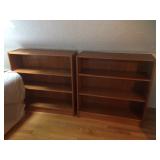 Teak bookcases 