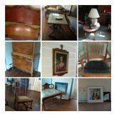 Bedroom sets and artwork 