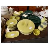Russel Wright Light & Dark green